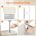 65L Covered Laundry Basket — Foldable, Space-Saving & Portable (Oxford)