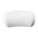 Waterproof PU Bath Pillow with Suction Cups — Spa Headrest (White)