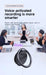 32GB Keychain Voice Recorder — Mini Digital Dictaphone, MP3 Player with Noise Reduction