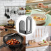 2‑Pack Pot Lid & Cutting Board Holder – Wall & Cabinet Mount