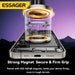 15W Magnetic Wireless Car Charger & Holder for iPhone 12–16 (MagSafe) with RGB