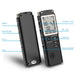 Professional USB Voice Recorder – 4/8/16/32/64GB, WAV/MP3, Noise Reduction, Up to 96h