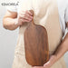 Wooden Cutting Board with Handle — Food-Safe Chopping Board for Meat, Cheese & Pizza