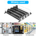 Fridge Drink Organiser — Self‑Sliding Can Dispenser with Locking Design, 3 Rows, Adjustable Width