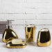 Modern Ceramic Bathroom Accessory Set — 4 or 5 Piece with Pump Dispenser