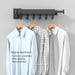 Wall-Mounted Foldable Aluminium Clothes Drying Rack — Ideal for Balcony, Bedroom & Kitchen