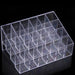 Acrylic 24-Grid Lipstick & Makeup Organiser Display Rack (Large)