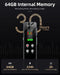 64GB Digital Voice Recorder — Voice‑activated PCM HD, USB‑C, 1536kbps