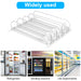 Fridge Drink Organiser — Self‑Sliding Can Dispenser with Locking Design, 3 Rows, Adjustable Width