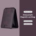 Magnetic PU Leather Wallet Phone Case with Stand and Card Pocket — MagSafe Compatible
