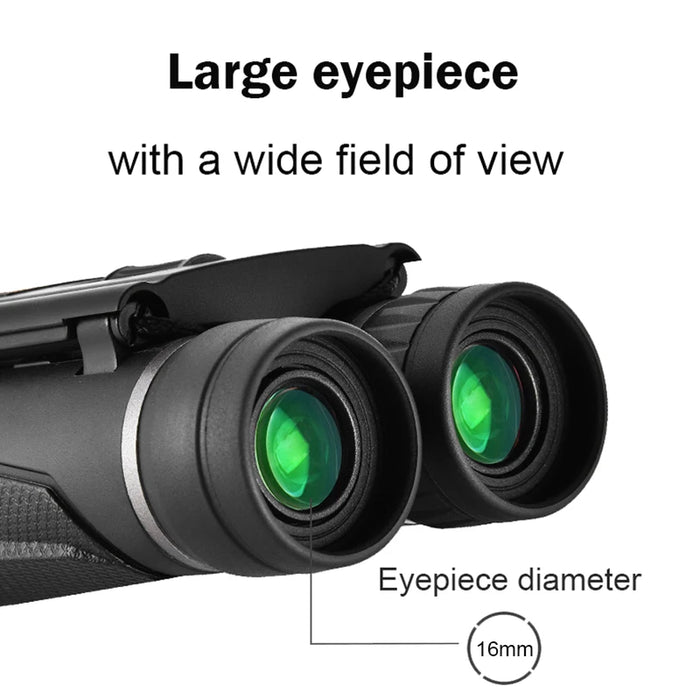12x25 Compact ED Binoculars – 12× Magnification, BAK4 Prism & FMC Coating