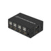 4 Port HDMI KVM Switch 4 in 1 out 4K 60Hz HDMI USB Switch Selector with Desktop Controller for 4 PC Share Monitor Mouse Keyboard