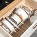 Expandable Pot and Pan Organiser — Space-saving Cabinet Holder for Lids and Dishes