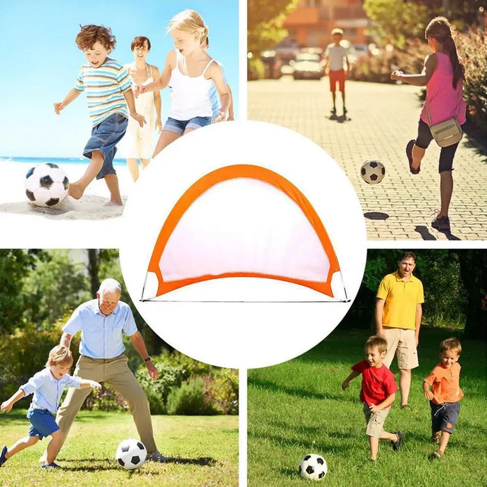 Foldable Kids Football Goal – Portable Outdoor Training Net (82 x 48 x 48 cm)