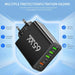 65W 6-Port USB PD Charger – 2x USB‑C PD + 4x USB Fast Wall Charger (EU/US)