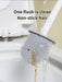 Wall-hanging Long-handle Toilet Brush with Silicone Head, 36×9×4 cm