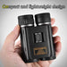 12x25 Compact ED Binoculars – 12× Magnification, BAK4 Prism & FMC Coating