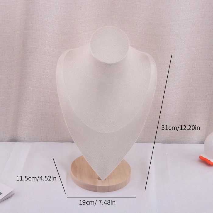 Velvet Necklace Display Bust – Pendant Organiser Stand (S/M/L)