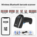2D QR Code Scanner — 2.4GHz & Bluetooth V5.0 Wireless Barcode Reader