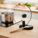 Nordic-Style Foldable Pot Lid & Spoon Holder — Heat‑Resistant, Single or 2‑Pack