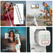 A10 Handheld Smartphone Gimbal with Fill Light, Extension Rod & Remote — for iPhone & Samsung