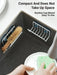 Stainless Steel Suction Cup Sponge Holder — Sink Caddy (Grey Silver / Black)