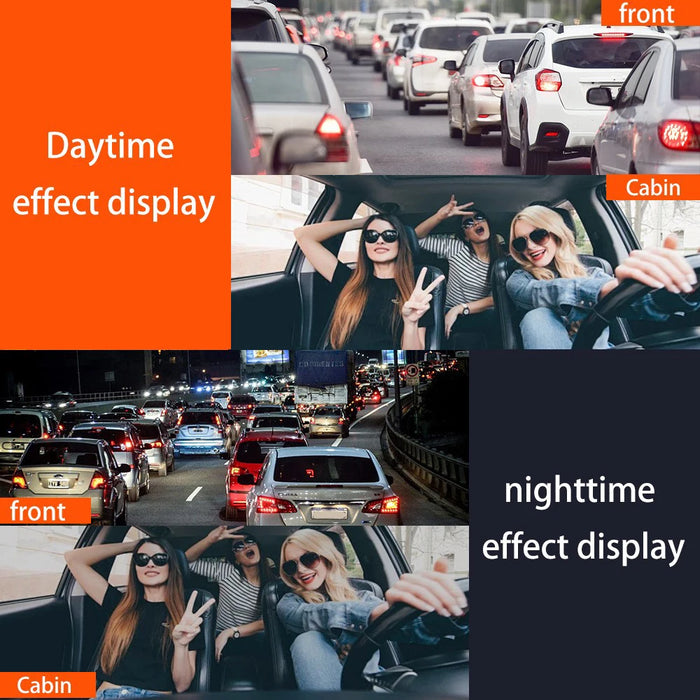 4‑Channel Dash Cam with 170° Front Lens, Night Vision & 24/7 Parking Monitor