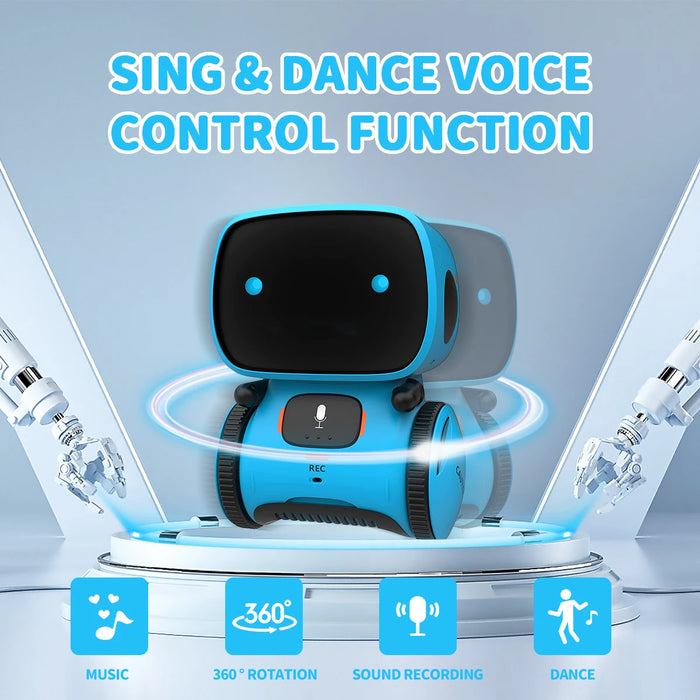 Interactive Robot Toys for Kids English Version Smart Talking Robot with Voice Controlled Touch Sensor Gift for kids Boys  Girls