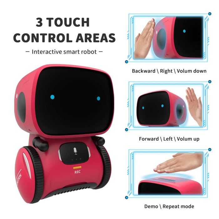 Interactive Robot Toys for Kids English Version Smart Talking Robot with Voice Controlled Touch Sensor Gift for kids Boys  Girls