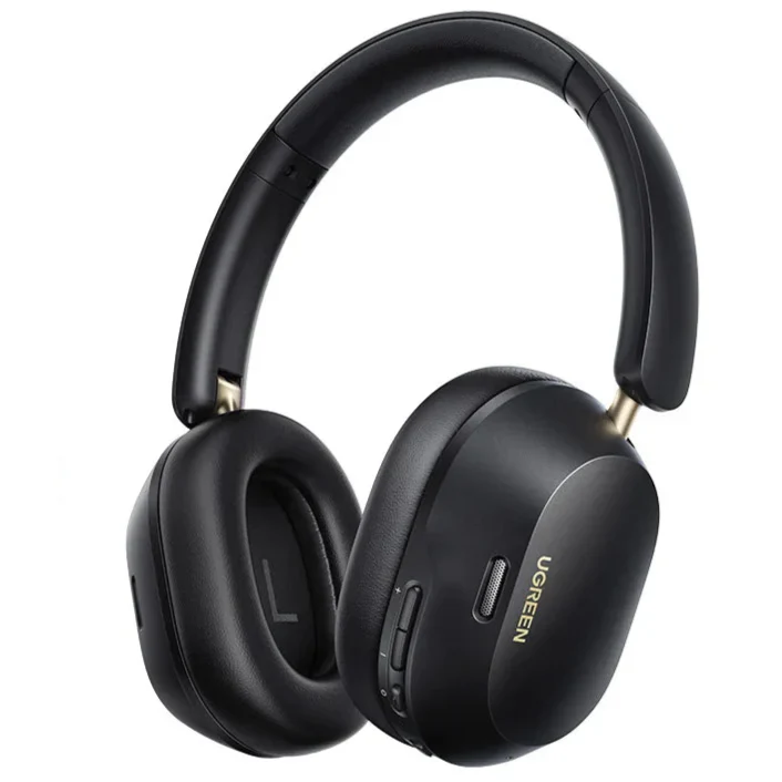 UGREEN MAX5C Wireless Noise Cancelling Bluetooth Headphones - 43dB Hybrid Active Noise Cancellation, Hi-Res LDAC, 75H Spatial Audio Headset Earphones - Ideal for Noise-Free and Long-Lasting Audio Experience.