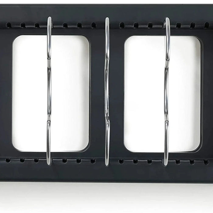 7‑Grid Telescopic Pot Rack – Adjustable Pots, Pans & Lid Organiser