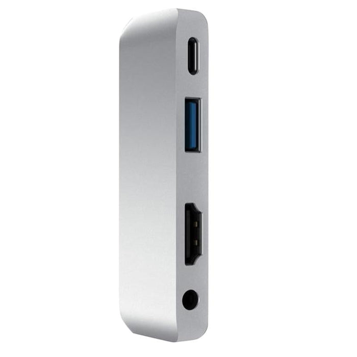 USB Type-C Hub Adapter - USB-C PD Charging, USB 3.0, 3.5mm Headphone Jack, HDMI - Ideal for iPad Pro Tablets