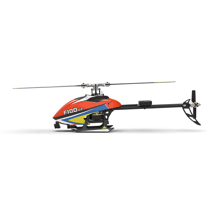 YXZNRC F180 V2 - 6CH 6-Axis Gyro GPS + Optical Flow Localization, 5.8G FPV Camera, Dual Brushless Direct Drive Motor - Flybarless RTF RC Helicopter for Enthusiasts