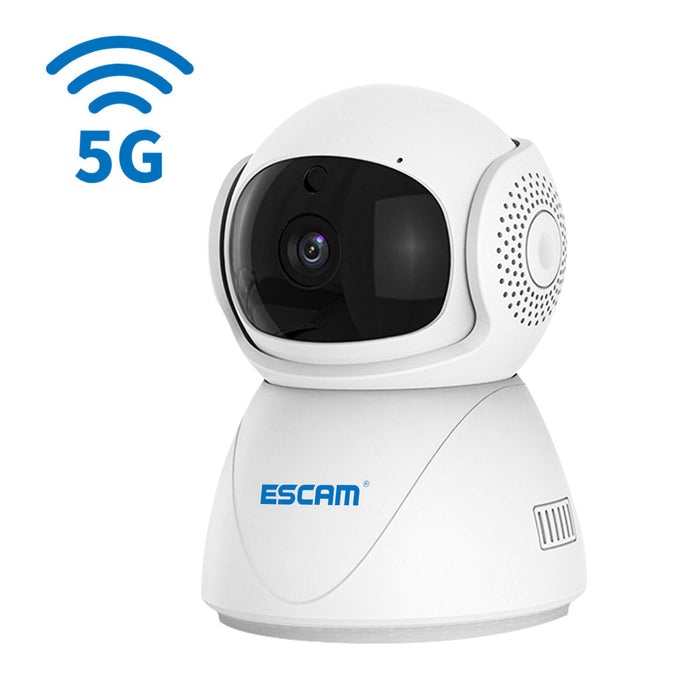ESCAM PT201 - 1080P 2.4G 5G WiFi IP Auto Tracking Camera with Cloud Storage & Two-Way Voice - Smart Night Vision for Home Security