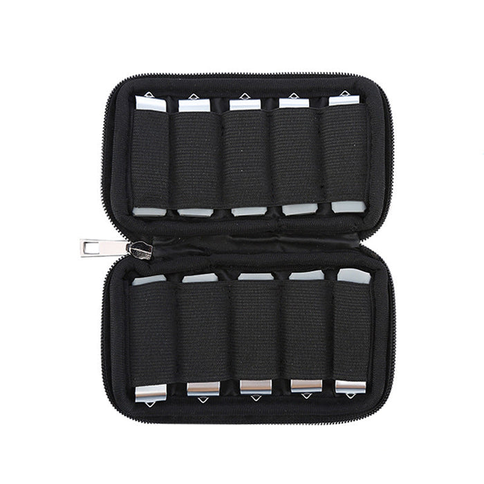 U Disk Storage Bag Organizer - 6/10 Slots Protective Case for Flash Drives & Portable Accessories - Dustproof Holder for Digital Devices