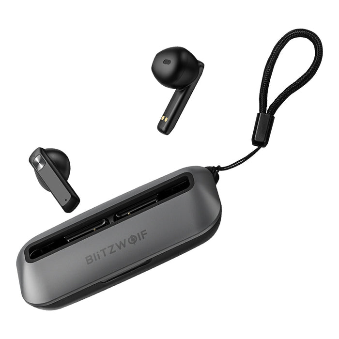 BlitzWolf® BW-FPE1 - Ultra Thin TWS Bluetooth Earbuds - Perfect for Music Lovers and Active People