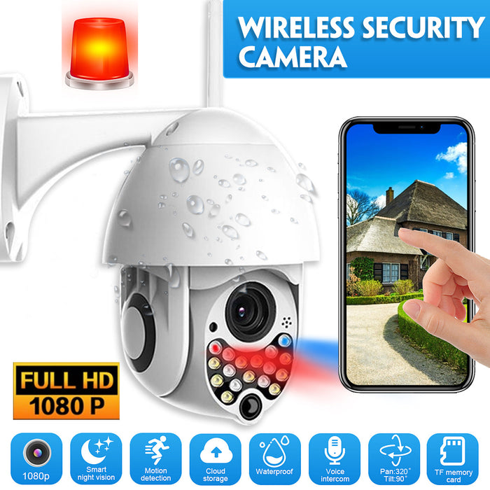 WiFi Ball Machine - Wireless HD Pylon Head Surveillance Camera for Home Security - Outdoor Waterproof Network Solution for Homeowners