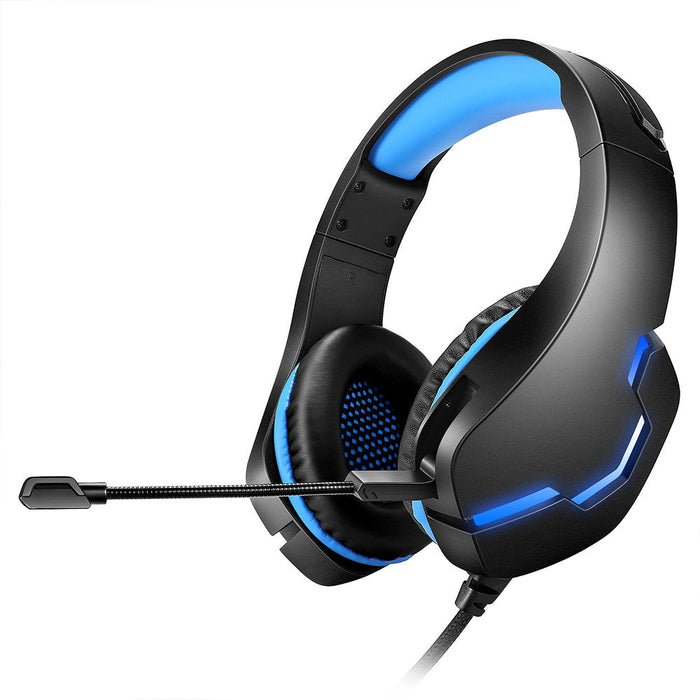 GH10 Gaming Headset - 40mm Driver Unit, USB 3.5mm Wired Bass, Stereo Video for PS4, Computer & PC - Perfect for Gamers & Video Enthusiasts