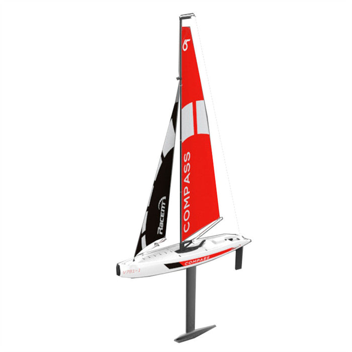 Volantexrc 791-1 - 65cm 2.4G 4CH Pre-assembled RC Sailboat Toy - Ideal for Hobbyists and Perfect Gift without Battery