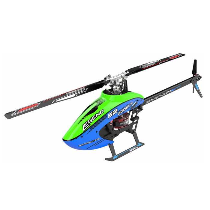 GOOSKY S2 6CH - 3D Aerobatic RC Helicopter with Dual Brushless Direct Drive Motors & GTS Flight Control System - Perfect for Advanced Flying Enthusiasts