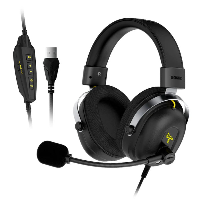 Surround Cheap Headphones With Mic For Ps4 USB Gaming Headphones