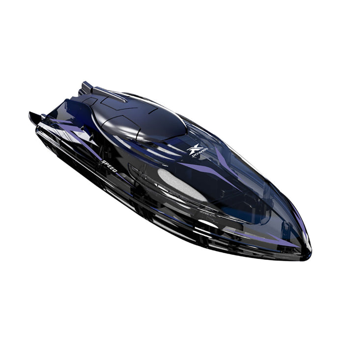 YTRC 802 RC Boat - 2.4G Stunt 360° Rolling Speedboat with LED Lights, 5CH Waterproof 20km/h Electric Racing - Perfect for Lakes, Pools, Remote Control Toy Enthusiasts