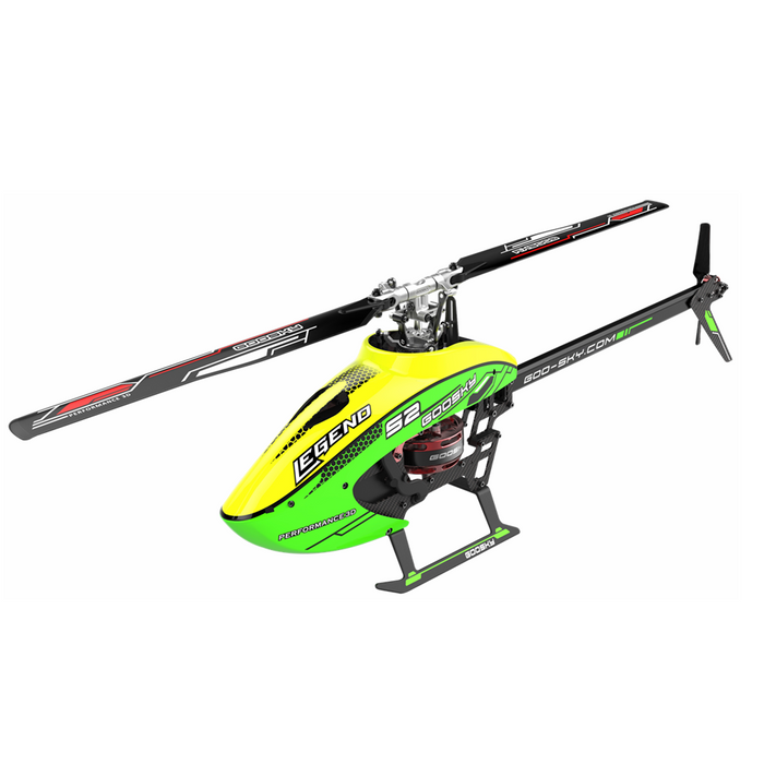 GOOSKY S2 6CH - 3D Aerobatic RC Helicopter with Dual Brushless Direct Drive Motors & GTS Flight Control System - Perfect for Advanced Flying Enthusiasts