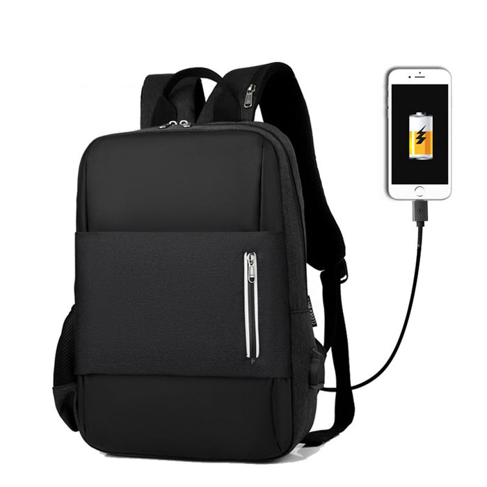 Travel Laptop Backpack - Waterproof Campus Casual Backpack with USB Charging Port, Fits Up to 15.6 Inch Devices - Perfect for College Students and Everyday Use
