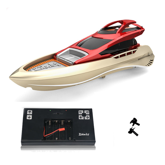 QT888-4 - 2.4Ghz High-Speed RC Racing Ship, 15km/h Water Speed Boat Toy - Perfect for Children and Model Enthusiasts