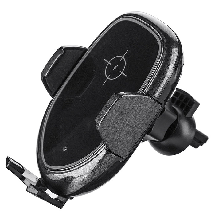 Universal - 10W 7.5W 5W Auto-Locking Qi Wireless Fast Charge Car Mount Holder for Samsung Mobile - Ideal for Seamless, Fast Charging On the Go