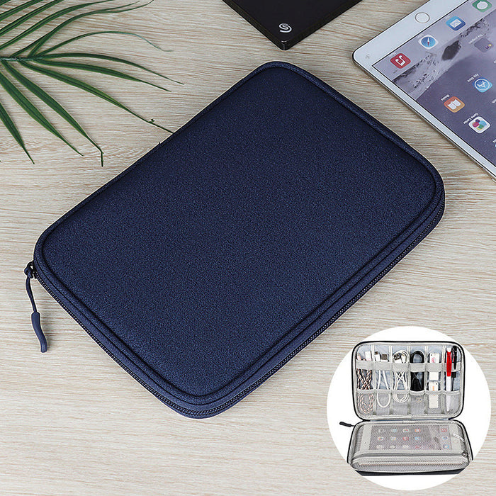Waterproof Electronics Storage Bag - Digital Accessory Case for Tablet, Hard Drive, Power Bank with Cable Organizer - Ideal for Tech Enthusiasts on the Go