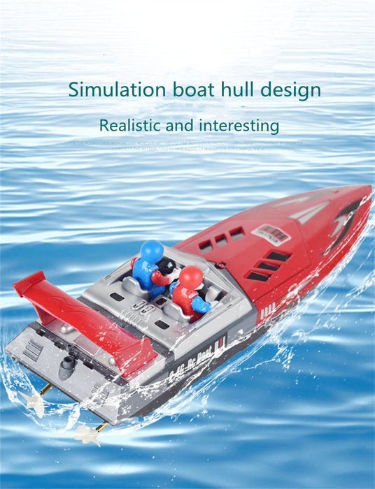 High-Speed H11 2.4G 4CH RC Boat - Waterproof, 20km/h Electric Racing Speedboat for Lakes & Pools - Perfect Remote Control Toy for Kids & Adults
