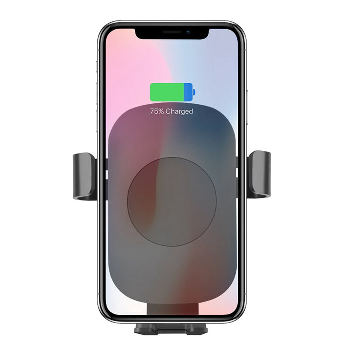 Qi Wireless Charger - 9V Fast Car Air Vent Charging Pad for iPhone 8, 8P, X - Convenient On-the-Go Solution for Apple Users