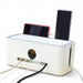 USB Cable & Power Strip Storage Box — Cable Organiser, 31 x 14 x 13 cm